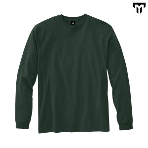 Full Sleeve T-shirt(Bottle Green)