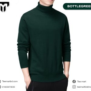 Turtle Neck(Bottle Green)