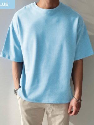 Dropshoulder T-shirt(Sky)