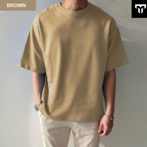 Dropshoulder T-shirt(Brown)