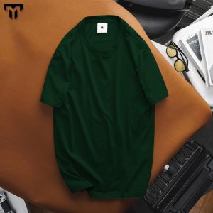 Half sleeve t-shirt(Bottle Green)