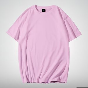 Dropshoulder T-shirt( Baby Pink)