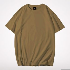 Dropshoulder T-shirt(Brown)