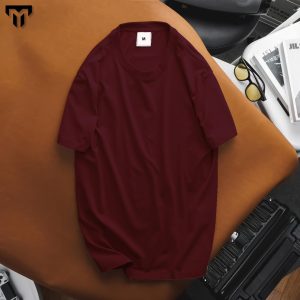 Half sleeve t-shirt(Maroon)