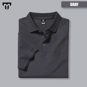 Polo T-shirt (Gray)