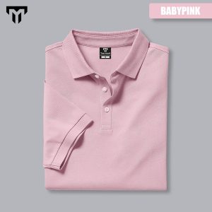 Polo T-shirt (Baby Pink)