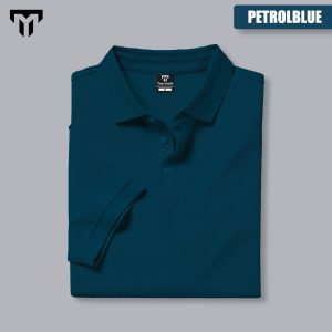 Polo T-shirt (Petrol Blue)