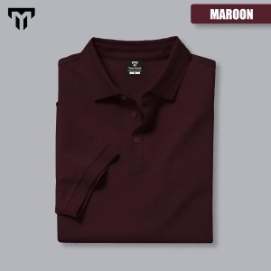 Polo T-shirt (Maroon)