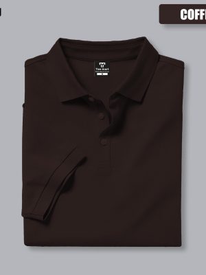 Polo T-shirt (coffee)