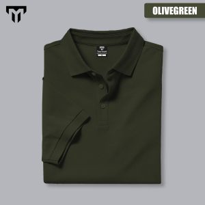 Polo T-shirt (Olive Green)